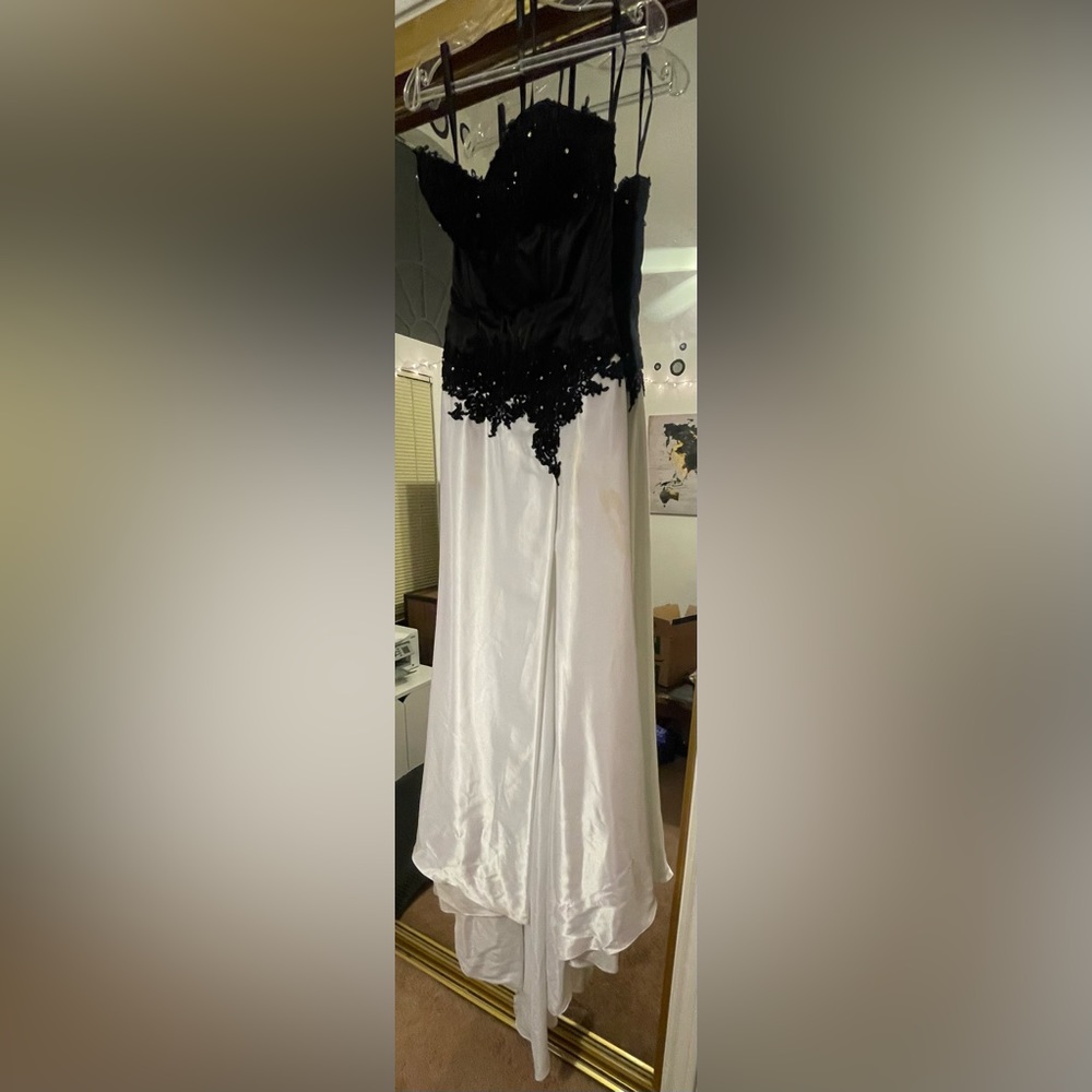 Jovani Black & White Prom Dress!